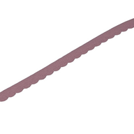 Scalloped Trim - 10mm - Blue