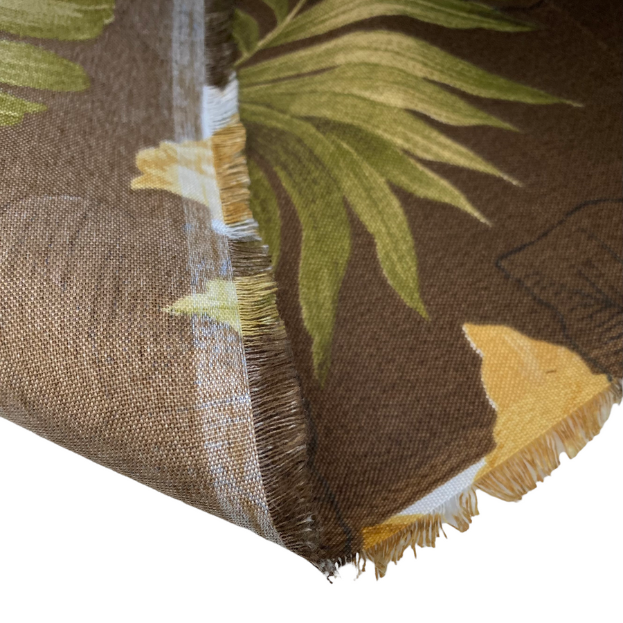 Tropical Indoor/Outdoor Upholstery - 56” - Brown