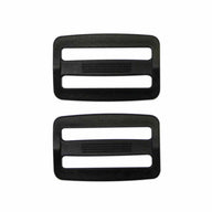 Plastic Strap Adjuster - 38mm (1 1/2″) - Black - 2 pcs