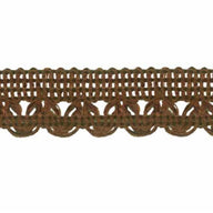 Knit Scroll - 13mm - By the Yard - Brown