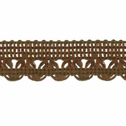 Knit Scroll - 13mm - By the Yard - Brown