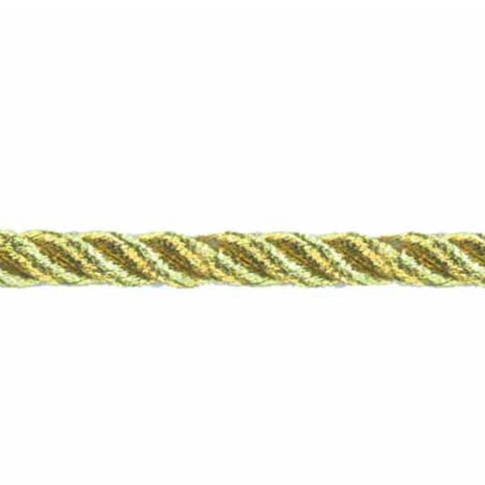 Metallic Twisted Cord - 6mm - Silver