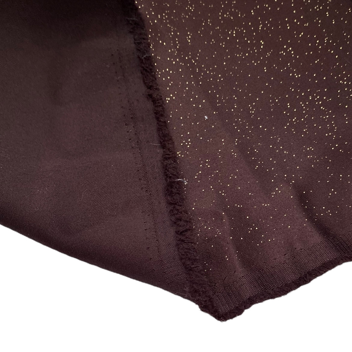 Sparkle Peau De Soie - Matte Satin - Dark Brown/Gold