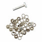 Mini Snaps With Tool - 8mm (1⁄4″) - 10 sets - Silver