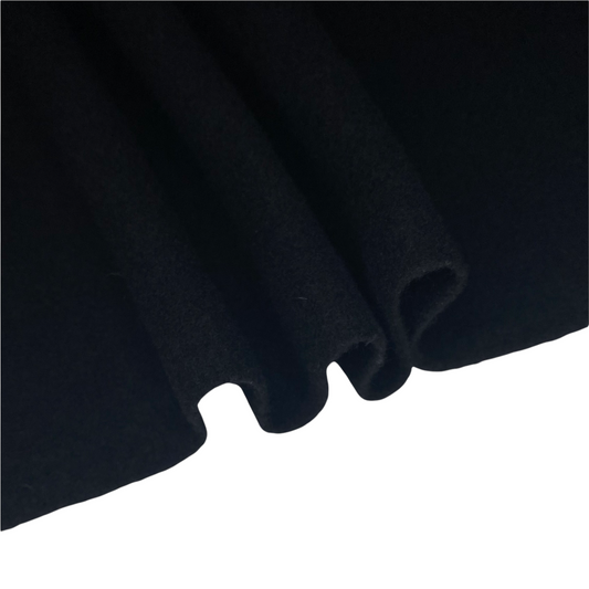 Melton Wool - Black
