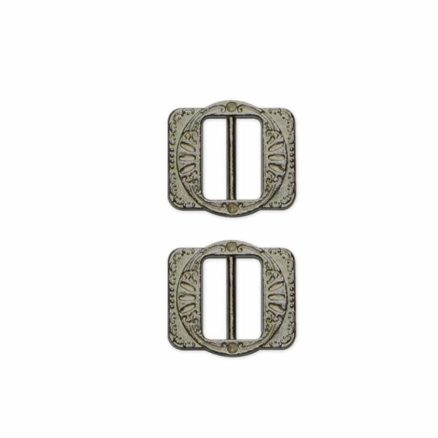 Vest Buckles - 12mm (1/2″) - Gunmetal - 2 pcs