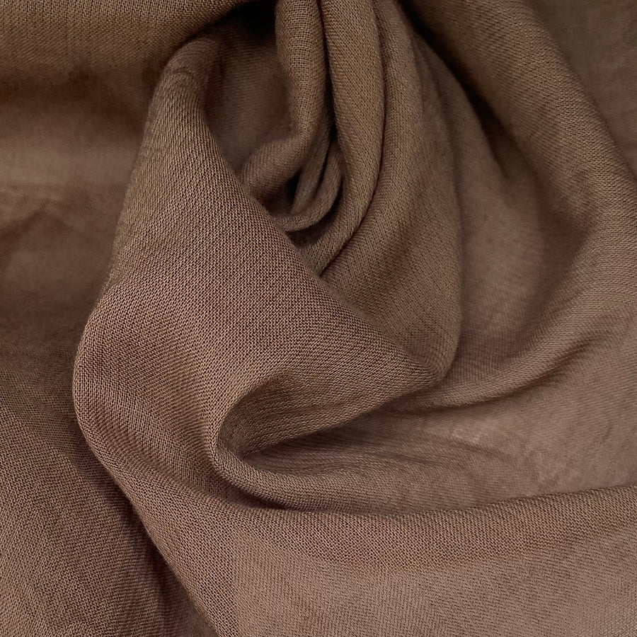 Silk Voile - Brown