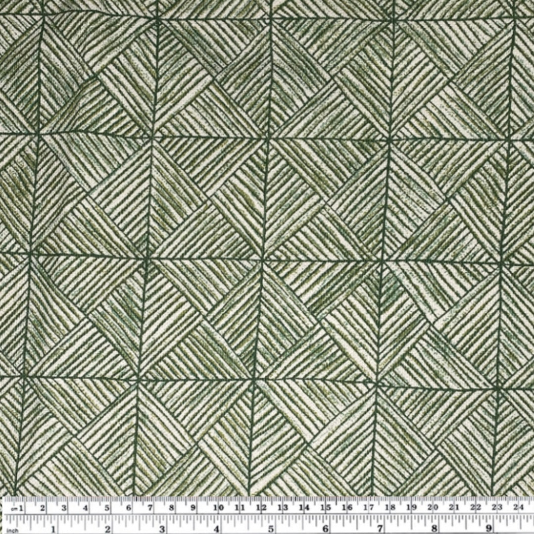 Printed Cotton Canvas - Green