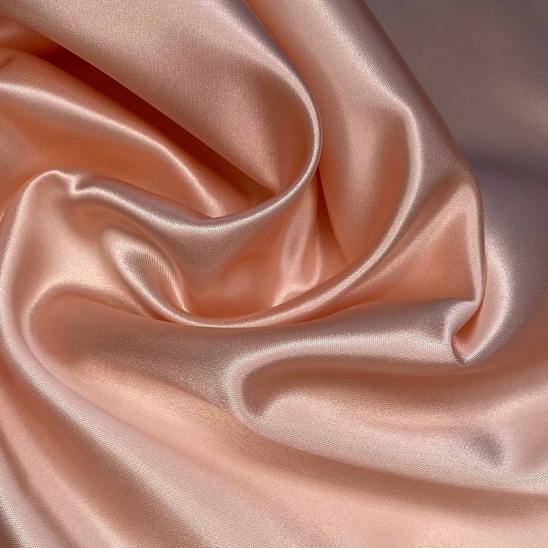 Polyester Satin - 44” - Peach