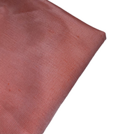 Polyester Shantung Satin - 48” - Orange/White