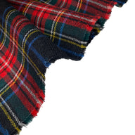 Wool Plaid - Black/Red/Green/White/Yellow/Blue