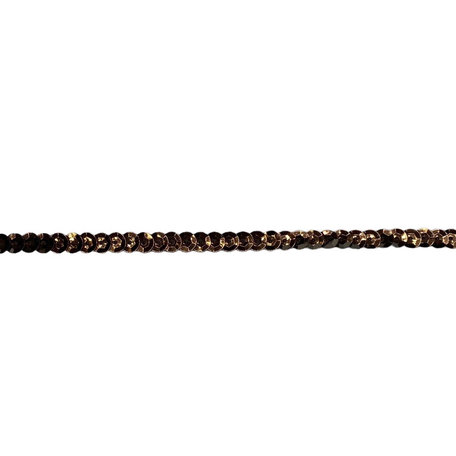 Flat Sequin Trim - Brown