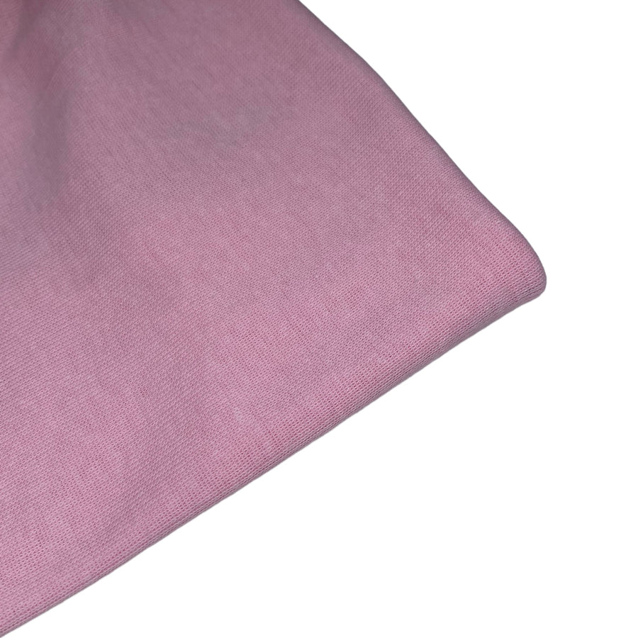 Cotton Tubular Rib Knit - Light Pink