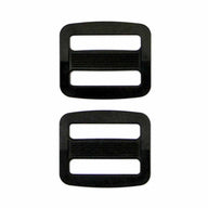 Plastic Strap Adjuster - 19mm (3/4″) - Black - 2 pcs