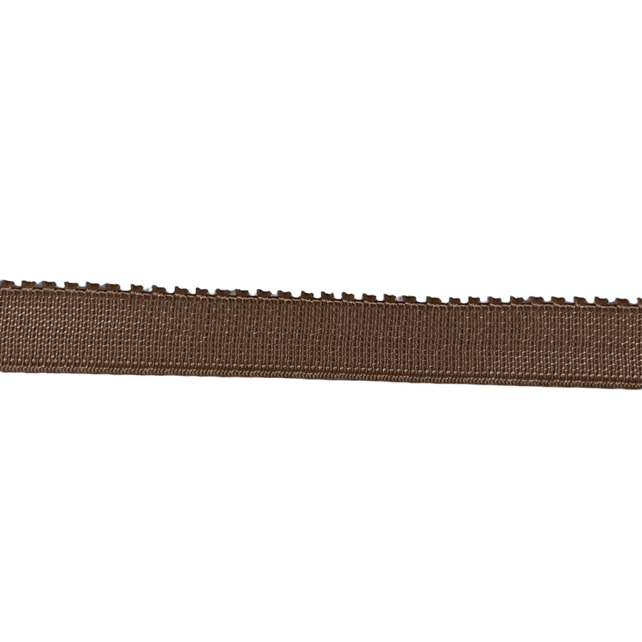 Picot Edge Decorative Elastic - Soft Back - 13mm - By the Yard - Nude