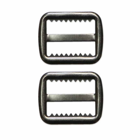 Vest Buckles - 25mm (1″) - Gunmetal - 2 pcs