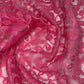 Floral Corded Lace with Scalloped Edges - Pink