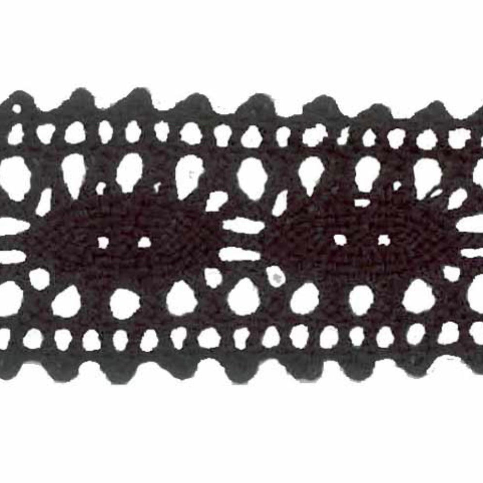 Lace Trim - 25mm - By the Yard - White · King Textiles