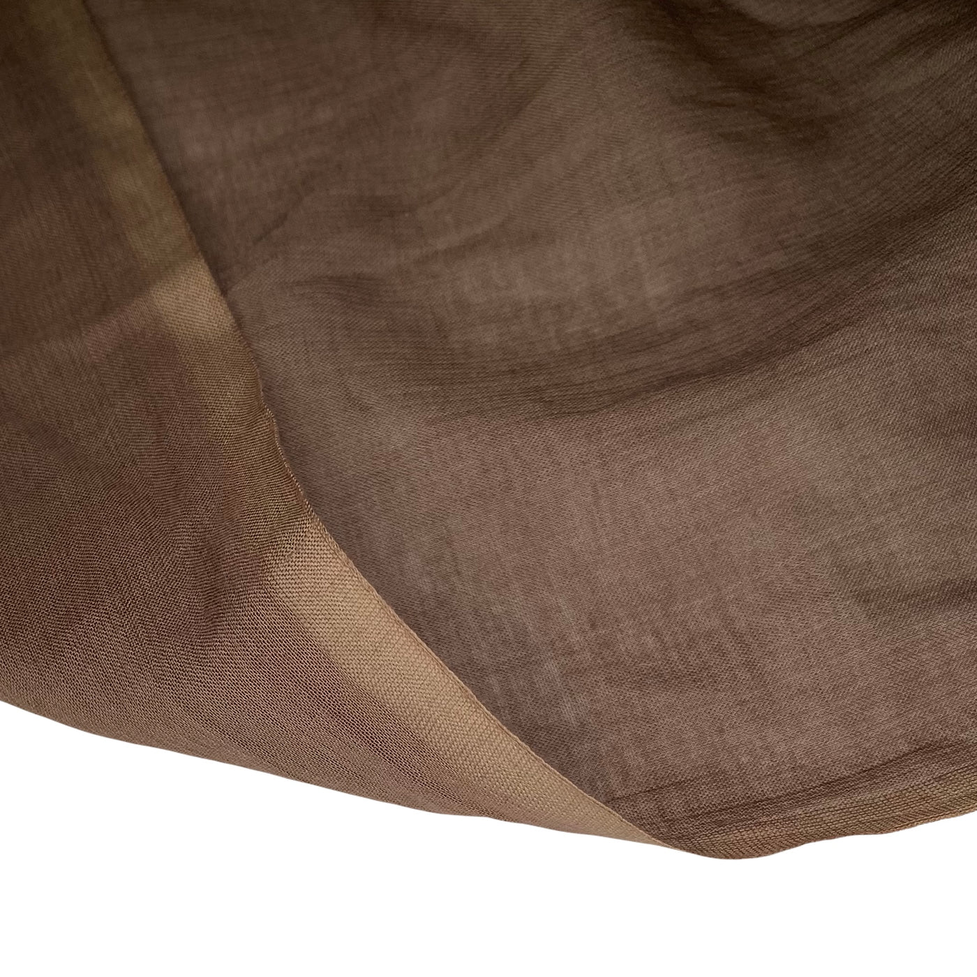 Cotton/Silk Voile - Brown