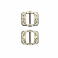 Vest Buckles - 12mm (1/2″) - Silver - 2 pcs