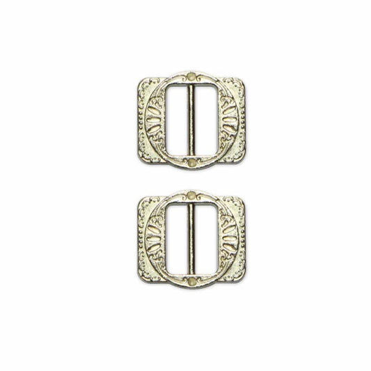 Vest Buckles - 12mm (1/2″) - Silver - 2 pcs