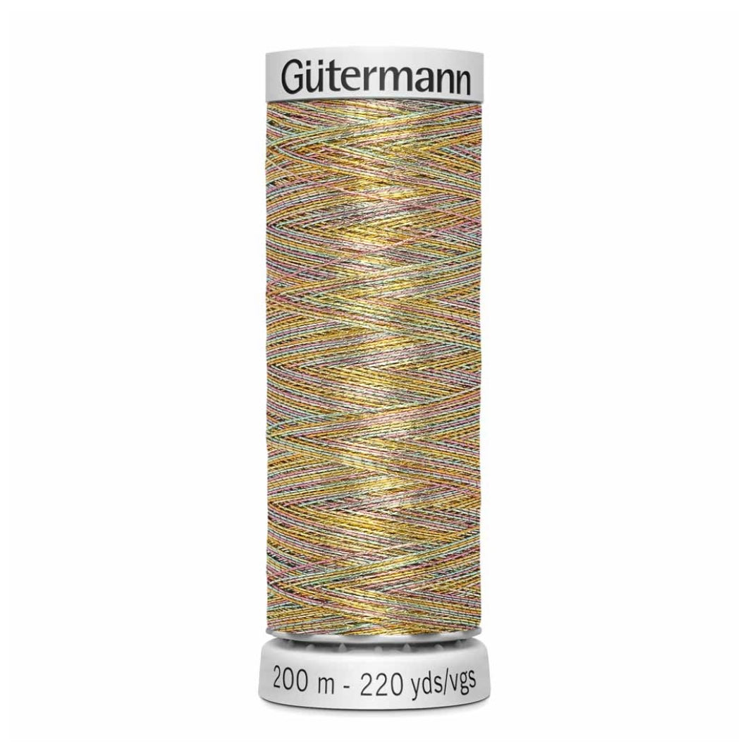 Dekor Variegated Metallic Thread - 200m - Spring