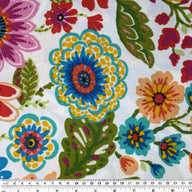 Floral Printed Indoor/Outdoor Upholstery - Multi-Coloured