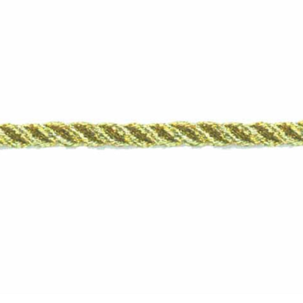 Metallic Twisted Cord - 6mm - Silver