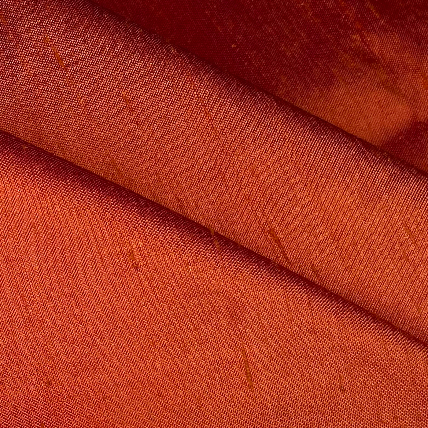 Shot Silk Dupioni - Orange/Fuchsia