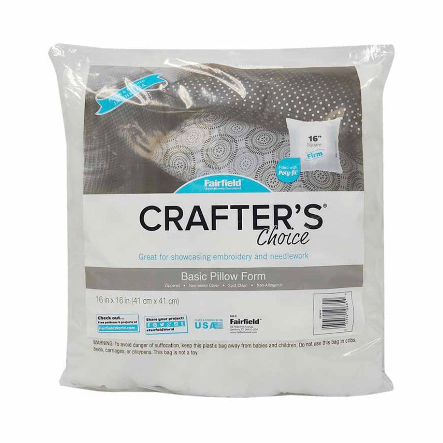 Crafter’s Choice Pillow Form - 16” x 16”