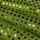 Faux Sequin Shiny Confetti Dot Knit - 48” - Lime