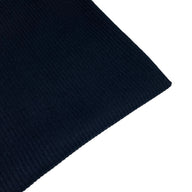 Cotton Tubular Rib Knit - Remnant - Navy