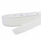 Woven Ribbed Elastic - 38mm - By the Yard - White