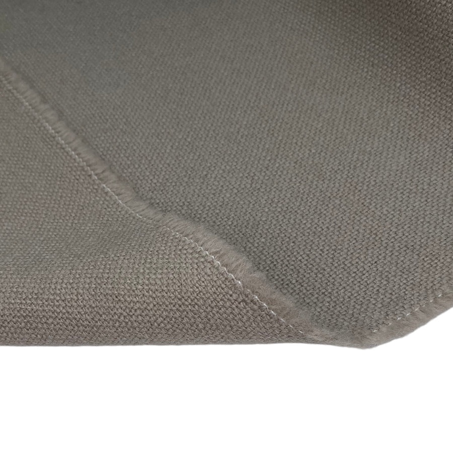 Woven Wool Coating - Remnant - Taupe
