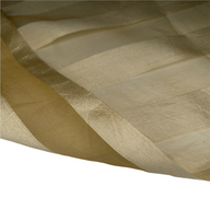 Striped Silk Organza - Gold