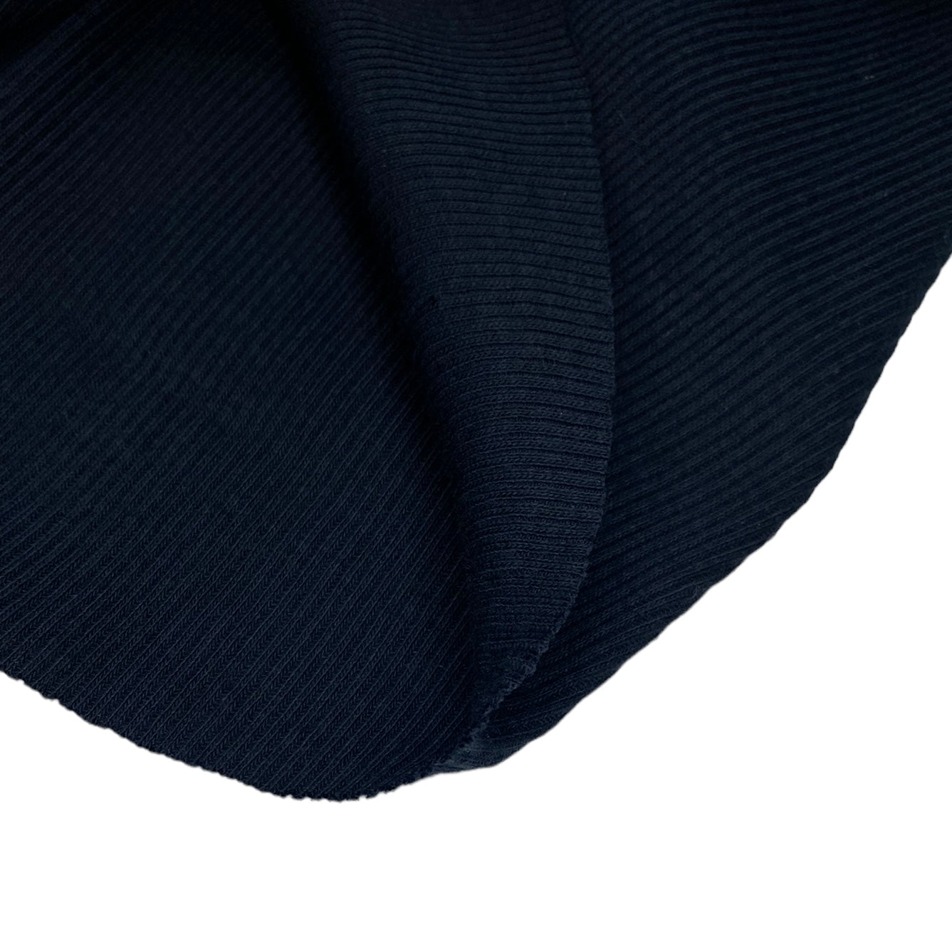 Cotton Tubular Rib Knit - Remnant - Navy