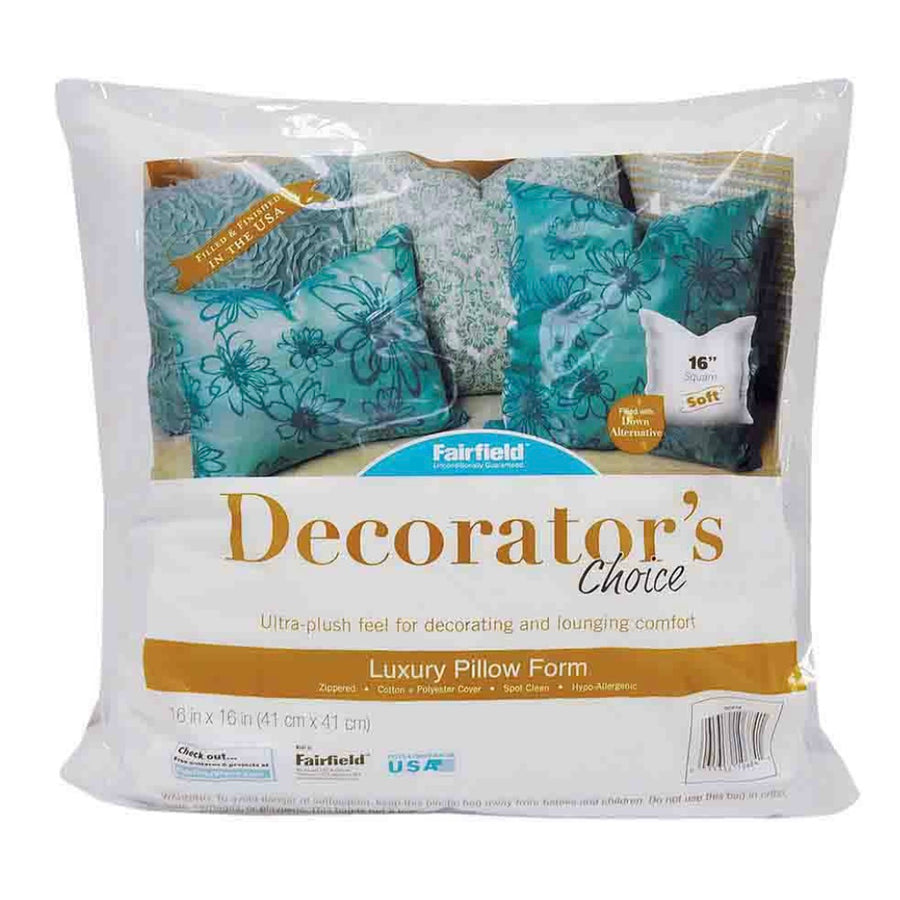 Decorator’s Choice Pillow Form - 16” x 16”