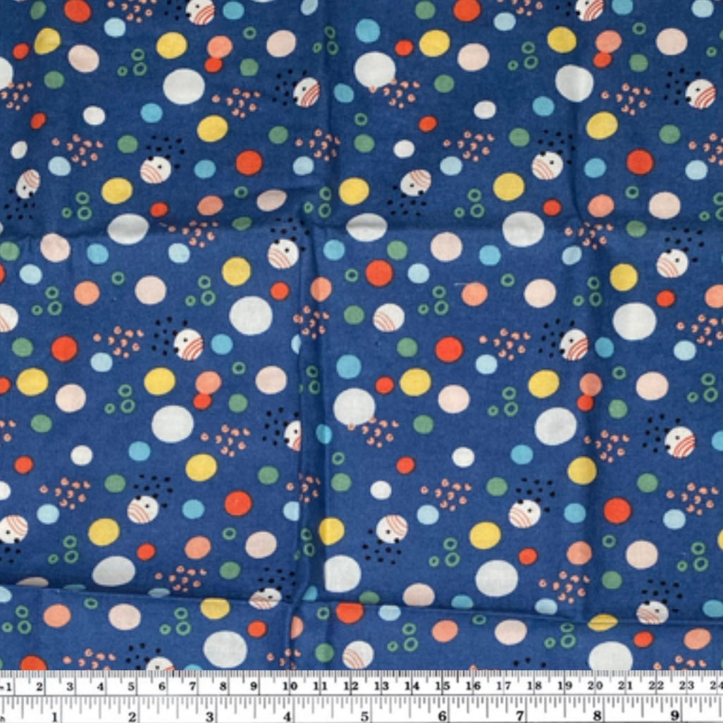 Quilting Cotton - Polka Dots - Remnant