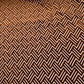 Patterned Velvet Upholstery - Designer Remnant - Copper