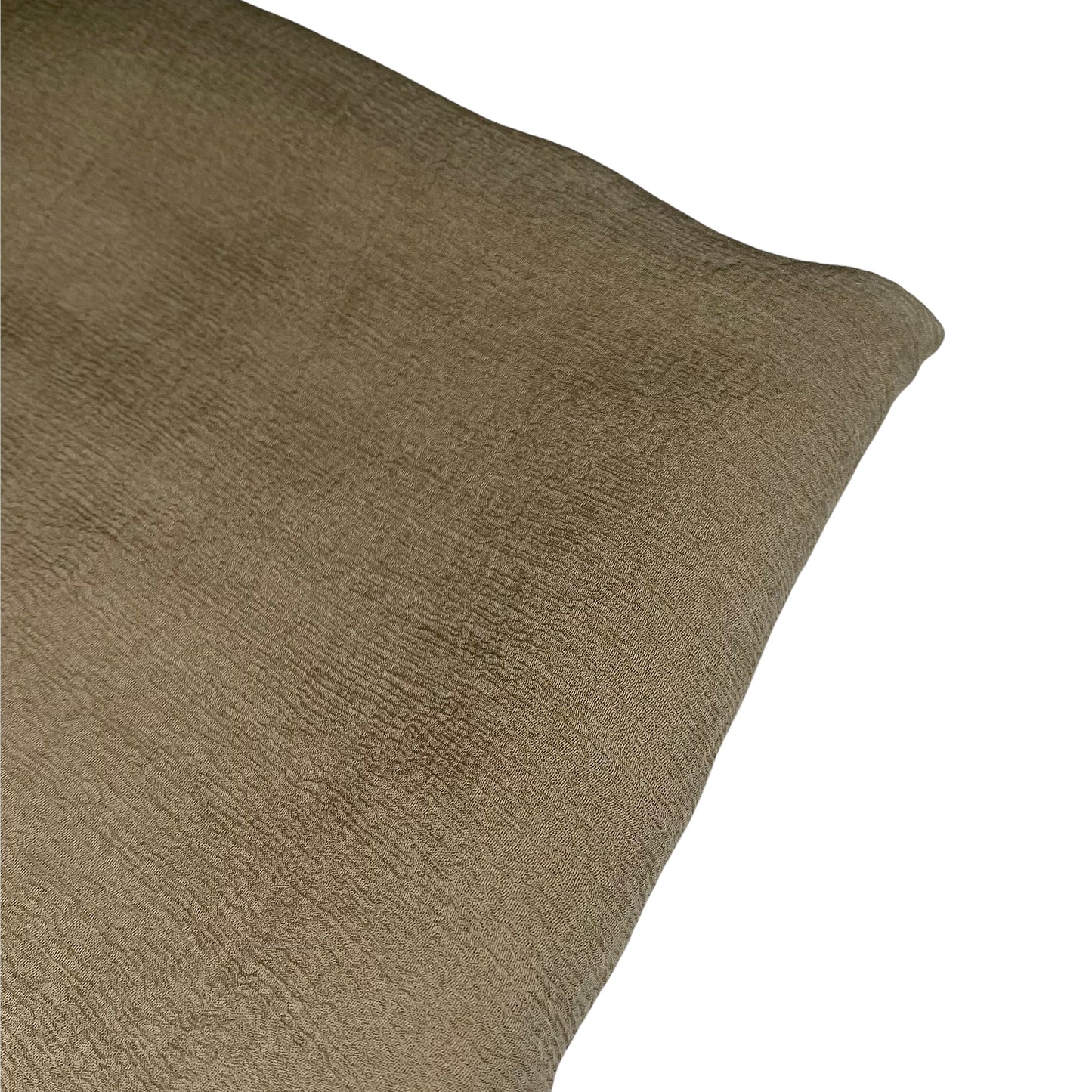 Crinkled Silk Chiffon - Beige