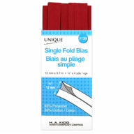 Single Fold Bias Tape - 12mm x 3.7m