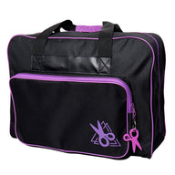 Sewing Machine Tote Bags - Black & Purple