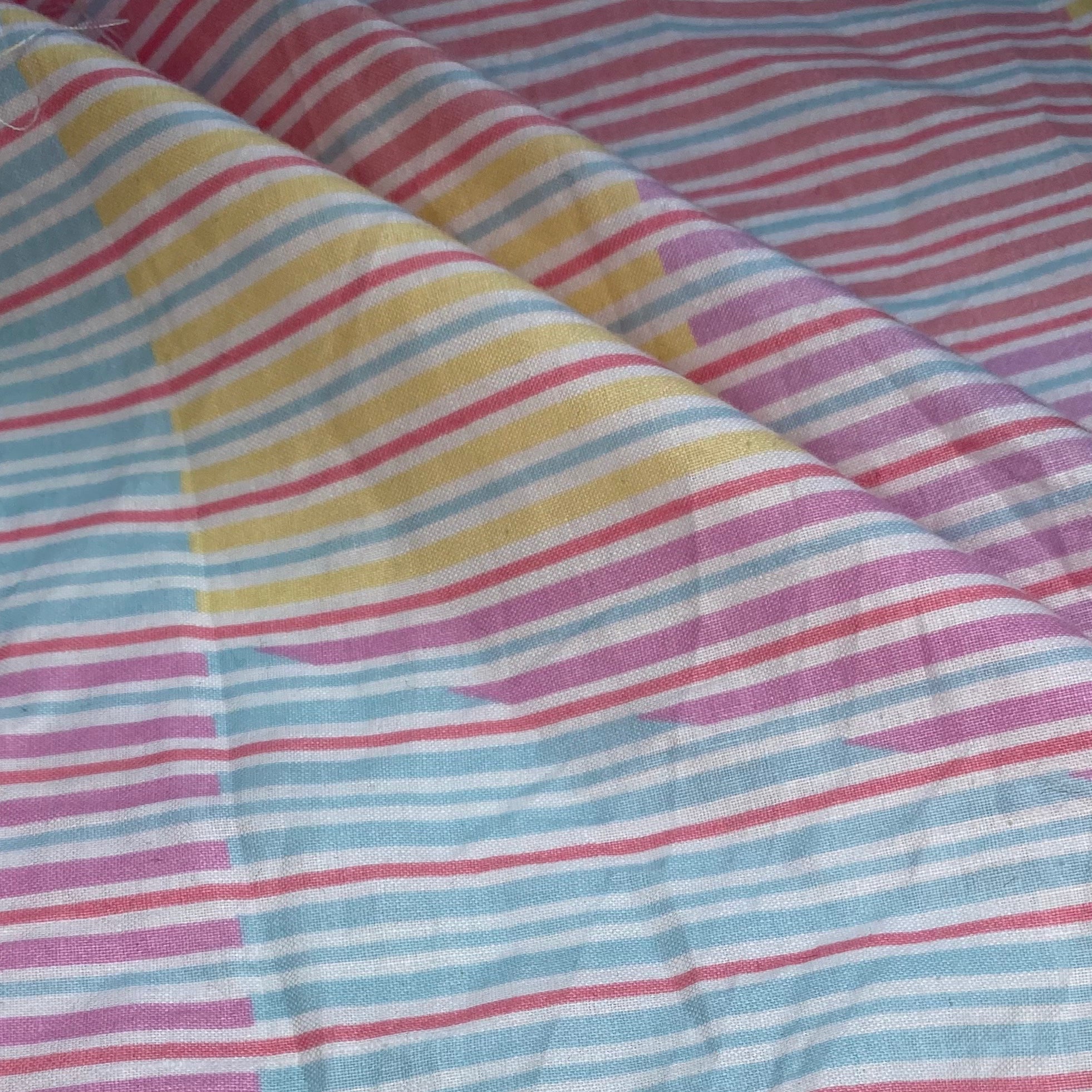 Striped Cotton Satin - 44”