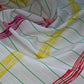 Striped Cotton/Polyester - 44” - White/Green/Red/Purple/Yellow