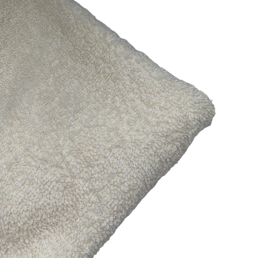 Double Sided Cotton Terry Towel - Ivory