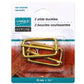 Metal Slide Buckle - 32mm (1 1/4″) - Antique Gold - 2 pcs