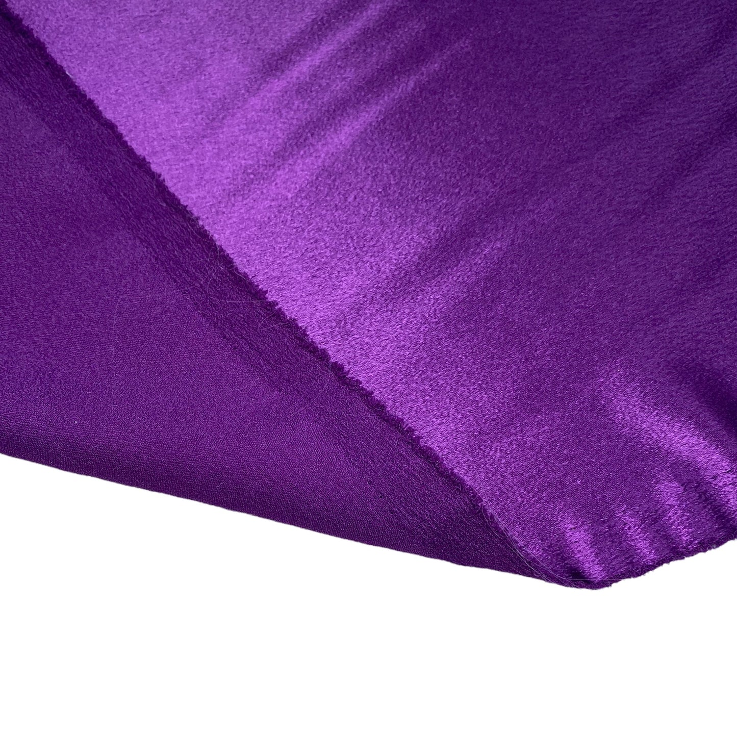 Polyester Crepe Back Satin - 58” - Purple