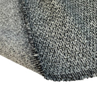 Upholstery - Designer Remnant - White/Grey/Black