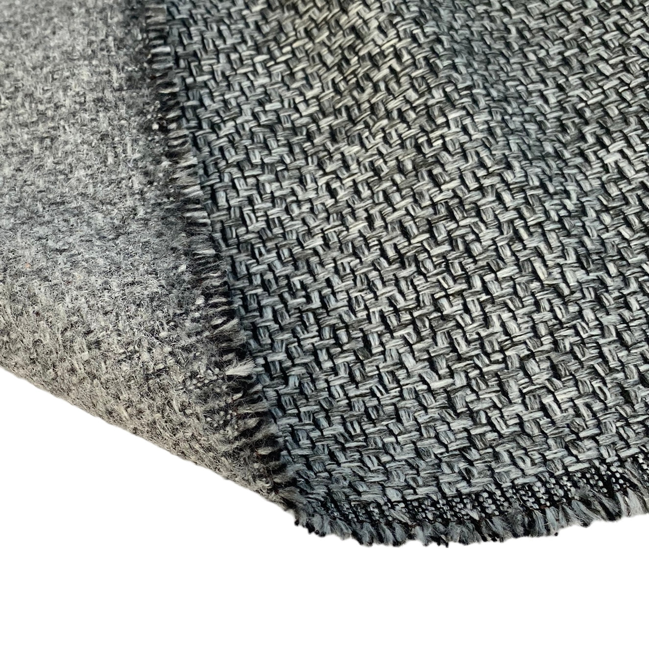 Upholstery - Designer Remnant - White/Grey/Black