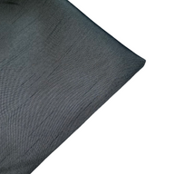 Polyester Shantung Satin - 56” - Black/Grey